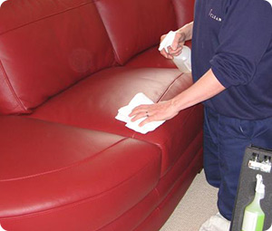 Upholstered Leather Cleaning Service